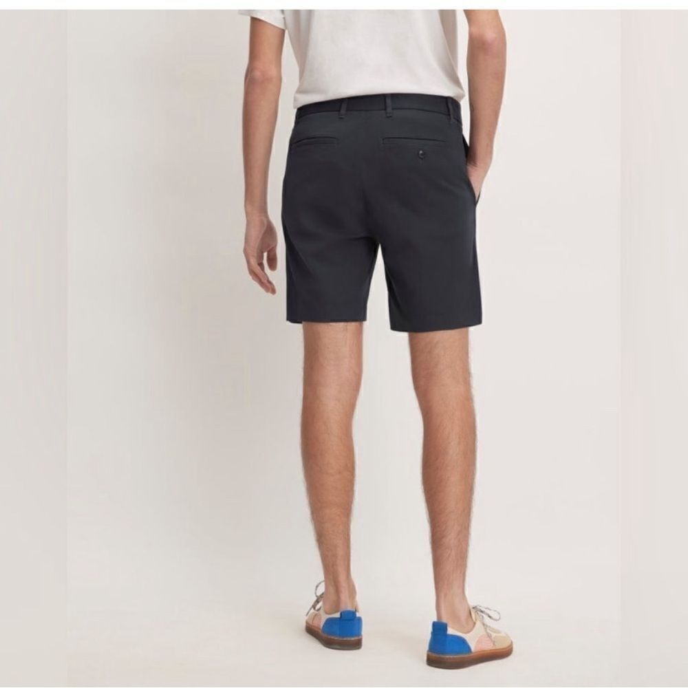 NWT Everyone The 7" Slim Fit Performance Chino Navy Blue shorts Men's Size 31 - Picture 2 of 11